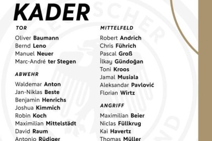 德国队公布新一期大名单：帕夫洛维奇在列